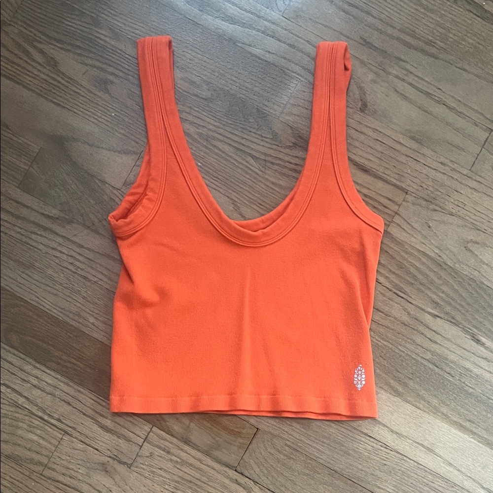 Free People Orange Women's Tank
